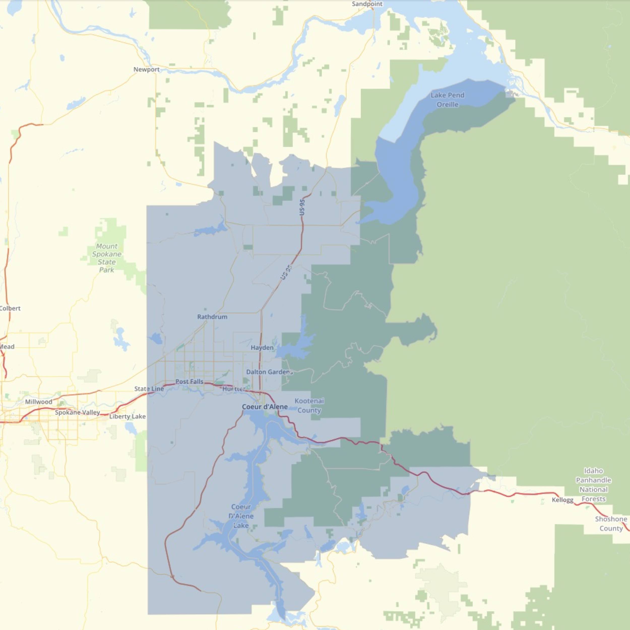 Kootenia Zip Codes
